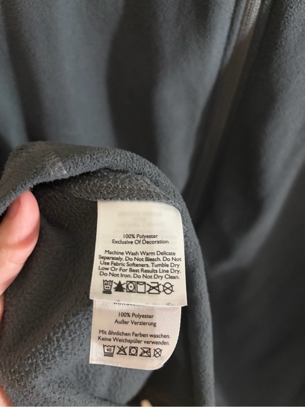 Eddie Bauer Fleece Full Zip Vest Men’s 2XL Gray Outdoor Casual Jacket - Picture 8 of 8